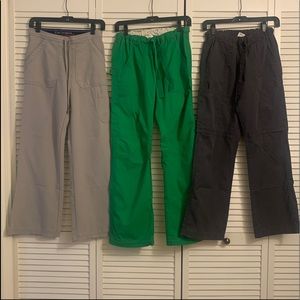 Dickies Cargo Scrub pants Lot of 3 in size XS
